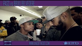 KOTD  Rap Battle  Pass vs Brixx Belvedere [upl. by Yecac385]