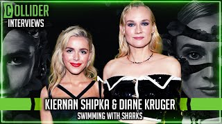 Kiernan Shipka amp Diane Kruger on Swimming with Sharks and Fun Moments From Set [upl. by Amapuna]