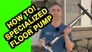 How to use Specialized HP Floor pump Airtool with Switch Hitter II [upl. by Louanna]