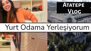 Hacettepe Üniversitesi Atatepe Öğrenci Yurduna yerleşiyorum vlog 🧳 [upl. by Charisse973]