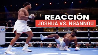 Anthony Joshua vs Francis Ngannou REACCIÓN [upl. by Joiner433]