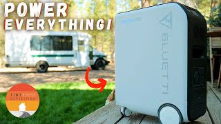 BLUETTI EP500Pro Power Station  POWER Your Tiny Home or Trad House [upl. by Ynnep444]