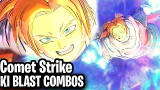 The BEST Comet Strike Ki Blast Combos in Dragon Ball Xenoverse 2 Legendary Pack 2 [upl. by Ariahay994]