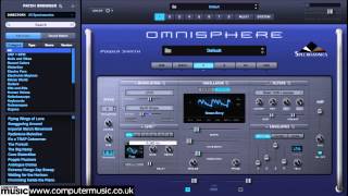 Spectrasonics Omnisphere 2 synth VSTAU plugin in action [upl. by Tiphani]