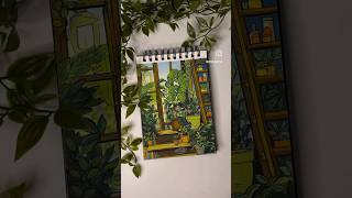 Ghibli inspired Gouache painting gouachepalette gouachepaint gouache art gouache [upl. by Kcirederf]