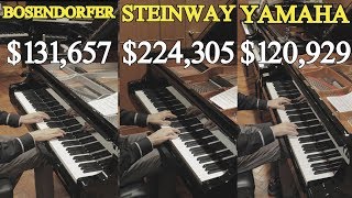 Can You Hear The Difference Between a Steinway Yamaha and Bosendorfer [upl. by Nabala]