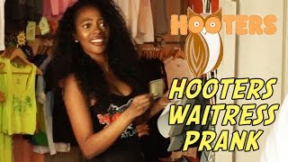 Hooters Waitress Prank [upl. by Lakin]