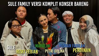 sule family versi komplit konser bareng di pestapora [upl. by Labotsirc]