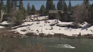 High temperatures raise flooding concerns from melting Sierra snowpack [upl. by Yregram57]