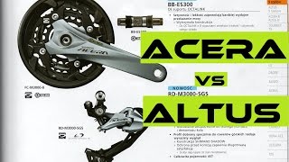 Part 2 Shimano MTB Groupset Overview Altus vs Acera Buyers Guide  Review [upl. by Cralg585]