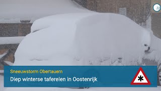 Zware sneeuwstorm in Oostenrijk 13092024 [upl. by Armilda]