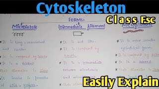 Cytoskeleton And Its Types  Microtubules  Class 11 Biology [upl. by Velda]