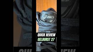 Quick review  ASICS Gelburst 27  Black Silver asics gelburst27 sneakersreview basketball [upl. by Perr648]