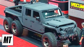 2021 Jeep Gladiator Apocalypse Hellfire 6X6  Mecum Auctions Chicago  MotorTrend [upl. by Nofpets]