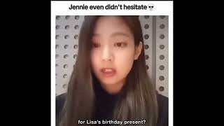 Jennie didnt even hesitate 💀 😂blackpink blinks 100k views viralyoutubeshorts jenchulichaeng [upl. by Leakim]