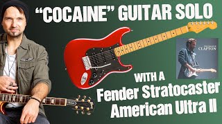 COCAINE Guitar Solo with the New Fender Stratocaster Ultra II  Possible or Not [upl. by Nnayt394]