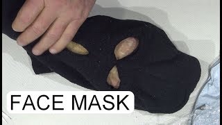 UNBOXING 3 HOLE KNITTED FACE MASK BALAKLAVA [upl. by Annaid]