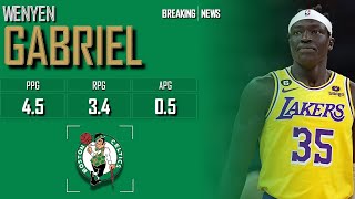 BOSTON CELTICS Wenyen Gabriel ᴴᴰ [upl. by Cowie]