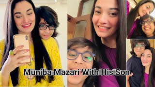 Muniba MazariIron Lady Of Pakistan With His Cute Son [upl. by Moselle]