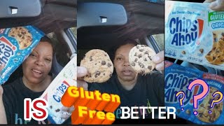 Comparing Original Chips ahoy cookies to Gluten Free Chips ahoy do they taste the same [upl. by Haase]