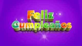 Feliz cumpleaños 3D Video Background  Fondo de video [upl. by Standush8]