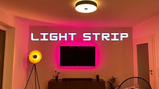 YEELIGHT LED Light Strip  Unboxing and Installation [upl. by Jueta]