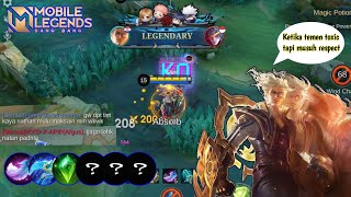 Build dan Gameplay Natan Terbaru 2024 Team Toxic Tapi Malah BantaiBantai Natan MLBB [upl. by Heuser]