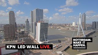 Live Stream  Erasmusbrug Rotterdam  KPN Led Wall [upl. by Myrwyn736]