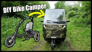 EBike Micro Camper in Mühevoller Handarbeit selbst gebaut  Velocar V2 Tarn Trike Camper DIY Aufbau [upl. by Nwahsel]