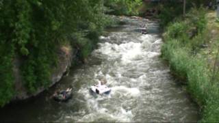 Lava Hot Springs  Tubing the Portneuf River [upl. by Eidnak742]