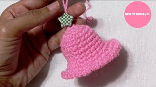 How To Crochet Bell  Crochet Ornaments For Decoration crochetbell [upl. by Ased]