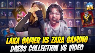 Zara Gaming Vs Laka Gaming Op Collection Versus 😲 Who Won  🤔 Free Fire [upl. by Bowe]