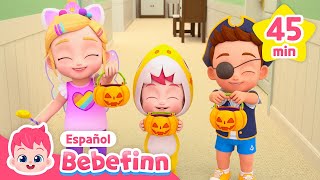 🎃¡Truco o Trato Feliz Halloween  Canciones Infantiles de Halloween  Bebefinn en español [upl. by Burnight]