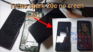 How to change the screen of Tecno spark 20c [upl. by Jahncke]