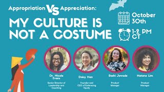 Appropriation vs Appreciation My Culture is Not a Costume [upl. by Immaj]