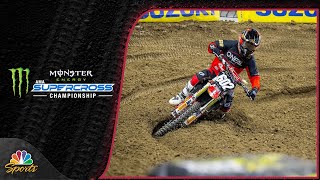 Supercross 2024 Detroit Round 5 best moments  Motorsports on NBC [upl. by Aicillyhp779]