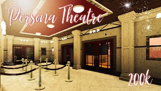 Persona Theatre Speedbuild Pt1 II Roblox Bloxburg II Boy With Luv Inspired [upl. by Abih638]