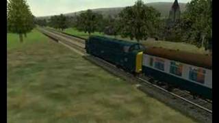 MSTS Deltic pack demo from wwwd8233orguk [upl. by Octavla579]