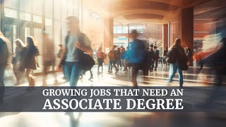 Good jobs that require an associate degree [upl. by Aroda474]