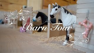 Schleich Barn Tour 2017  Silver Star Stables [upl. by Anelrats130]