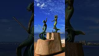 A walk on the Puerto Vallarta Malecon mexico jalisco art [upl. by Erme]