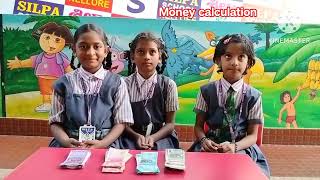 ActivityMoney💰💰 Calculations done by 3rd 👨‍🎓👨‍🎓grade of quotSILPA SCHOOLquot🏫 🎒 kids [upl. by Chitkara]