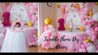 5 diy baby shower or baby girl birthday decor step by step tutorial [upl. by Olram]