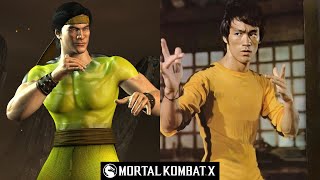 Mortal Kombat X • BRUCE LEE  Liu Kang [upl. by Naujuj]