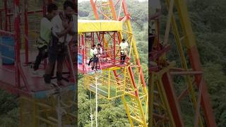 The Highest bungee jumping in Goa 🔥🔥 goa bungee freefall [upl. by Roderick]