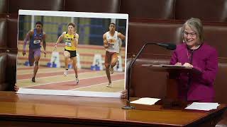 Rep MillerMeeks Recognizes Star University of Iowa Track amp Field Athletes [upl. by Absa]