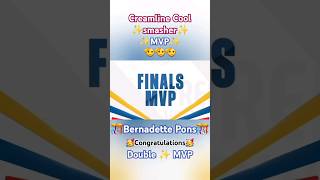 Double MVP  Bernadette Pons  Creamline Cool smasher  PVL 2024 Reinforced Conference  shorts [upl. by Locke119]