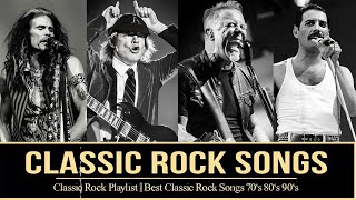 Classic Rock Songs 70s 80s 90s  ACDC Queen Bon Jovi Scorpions Aerosmith Nirvana Guns N Rose [upl. by Gean]