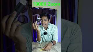 Crazy Experiment With 1000x Microscope shorts shortvideo youtubeshorts viral [upl. by Timmons]