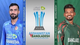 CRICKET LIVE Afghanistan Vs Bangladesh  2nd ODI  November 9 2024  Sharjah  UAE [upl. by Suoiradal]